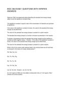 BIOC 384 EXAM 1 QUESTIONS WITH VERIFIED ANSWERS