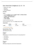 EDCO 740&vert; Quiz 4&colon; Hart & Ksir&colon; Chapters 8&comma; 12&comma; 16 &ndash; 18&vert; With complete solution&vert; updated &vert; 100&percnt; ccorrect&vert; new&vert; Liberty University