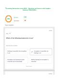 WGU D561 Information Systems for Accounting and Control &vert; WGU &vert; Exam &vert;QUESTIONS & ANSWERS&vert; already graded A&plus; &lpar;COMPLETE BUNDLE&rpar; UPDATED&excl;&excl;&excl;