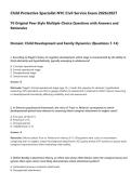 Child Protective Specialist NYC Civil Service Exam 2026&sol;2027&NewLine;70 Original Peer-Style Multiple-Choice Questions with Answers and&NewLine;Rationales