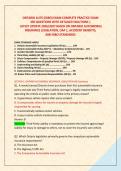 ONTARIO AUTO &lpar;RIBO&rpar; EXAM COMPLETE PRACTICE EXAM &NewLine;450 QUESTIONS WITH DETAILED SOLUTIONS &vert; &NewLine; LATEST UPDATE 2026&sol;2027 BASED ON ONTARIO AUTOMOBILE &NewLine;INSURANCE LEGISLATION&comma; OAP 1&comma; ACCIDENT BENEFITS&comma;  &NewLine;AND RIBO STANDARDS