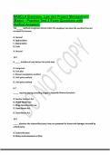 NASCLA Business&comma; Law and Project Management &lpar;Basic&rpar; - Practice Test 2 Exam  Compilation