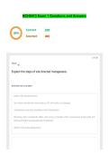 BCH5413 Exam 1 Questions and Answers&vert;Accurate&vert;Verified