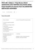 PSYC 210- Midterm &plus; Final Review EXAM QUESTIONS AND VERIFIED SOLUTIONS &vert;2026&vert; Exam Questions & Answers Test &vert;&vert; ELABORATED &DETAILED ANSWERS&excl;&excl;&NewLine;&NewLine;