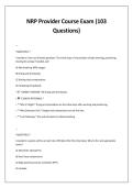 NRP Provider Course ExamNRP Provider Course Exam