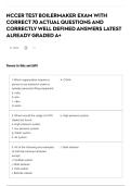 NCCER TEST BOILERMAKER EXAM WITH CORRECT 70 ACTUAL QUESTIONS AND CORRECTLY WELL DEFINED ANSWERS LATEST ALREADY GRADED A&plus;