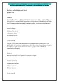 CNOR CERTIFICATION PRACTICE EXAM 2026&sol;2027 &vert; MOST TESTED &vert; 200 VERIFIED Q&A &vert; MULTIPLE-CHOICES &vert; DETAILED RATIONALES &vert; PASS GUARANTEED - A&plus; GRADED