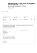 INSTRUMENT TECH NCCER EXAM WITH CORRECT 230 ACTUAL QUESTIONS AND CORRECTLY WELL DEFINED ANSWERS LATEST ALREADY GRADED A&plus;