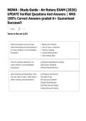 NGWA Air Rotary Study Guide Questions & Answers 2026 &vert; Updated Certification Exam Prep &vert; Comprehensive Review