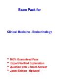 Clinical Medicine Endocrinology Study Guide &vert; Complete Endocrine System Review &vert; Hormones&comma; Disorders & Medical Exam Preparation