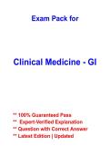 Master Clinical Medicine GI &vert; Complete Gastrointestinal System Study Guide with Key Concepts&comma; Disease Reviews & Medical Exam Preparation &vert; 2026&ndash;2027