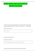 PSYCHOLOGY 100 FINAL EXAM QUESTIONS AND CORRECT ANSWERS