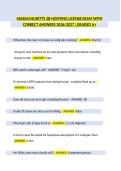 MASSACHUSETTS 2B HOISTING LICENSE EXAM WITH CORRECT ANSWERS 2026&sol;2027 &vert; GRADED A&plus; &vert; Latest Update&NewLine;