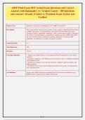 &NewLine;AHIP Final Exam 2027 Actual Exam Questions and Correct&NewLine;Answers with Rationales &vert; A&plus; Graded &vert; Latest - 180 Questions&NewLine;and Answers Already Graded A&plus; Premium Exam Tested And&NewLine;Verified&NewLine;