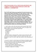 NUR 170 EXAM 300 ACTUAL TEST BANK QUESTIONS AND &NewLine;CORRECT ANSWERS WITH RATIONALE LATEST 2026 &NewLine;ALREADY A&plus; ASSURED PASS 