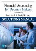 Solutions Manual for Financial Accounting for Decision Makers&comma; 11th Edition &lpar;Atrill & McLaney&comma; 2025&rpar; &vert; All Chapters 1&ndash;12 Covered