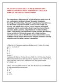 PICAT&sol;ASVAB EXAM 200 ACTUAL QUESTIONS AND &NewLine;VERIFIED ANSWERS WITH RATIONALE LATEST 2026 &NewLine;ALREADY GRADED A&plus; ASSURED PASS