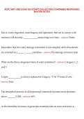 IICRC WRT AND EXAM 100 SCRIPT COLLECTION CONFIRMED RESPONSES MASTER NOTES