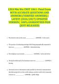 LSUA Min Wu CMST 1061- Final Exam WITH ACCURATE QUESTIONS AND ANSWERS &lpar;VERIFIED ANSWERS&rpar; &vert; LATEST &lpar;2026&sol;2027&rpar; UPDATED VERSION &vert; 100&percnt; GUARANTEED PASS &lbrace;JUST RELEASED&rcub;