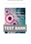 TEST BANK FOR Potter and Perry's Canadian Fundamentals of Nursing&comma; 7th Edition by Barbara J&period; Astle&comma; Wendy Duggleby ISBN&colon; 9780323870658 COMPLETE GUIDE 100&percnt; VERIFIED A&plus; GRADE ASSURED&excl;&excl;&excl;&excl;NEW LATEST UPDATE&excl;&excl;&excl;&excl;&excl;&excl;GUARANTEED PASSING&excl;&excl;