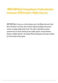 NRNP 6568 Week 5 Comprehensive Practice Questions and Answers 2026 Graded A&plus; Walden University