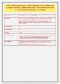 WGU D265 Task 1 &vert; Passed on First Attempt &vert;Latest Update with&NewLine;Complete Solution - 200 Questions and Answers Already Graded&NewLine;A&plus; Premium Exam Tested And Verified
