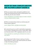 NACOR TEST BANK COMPLETE QUESTIONS &NewLine;AND SOLUTIONS ALREADY GRADED A&plus; 