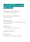 NAGELHOUT CH 40 COMPREHENSIVE &NewLine;TEST BANK VERIFIED QUESTIONS AND &NewLine;SOLUTIONS PACK 
