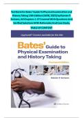  Bates&rsquo; Guide To Physical Examination and History Taking 14th Edition &lpar;LWW&comma; 2025&rpar; by Rainier P&period; Soriano&comma; All Chapters 1-27 Covered With Questions And Verified Solutions With Detailed Rationales And Case Studies complete Test Bank 