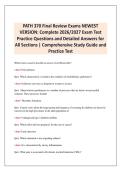 PATH 370 Final Review Exams NEWEST VERSION&colon; Complete 2026&sol;2027 Exam Test Practice Questions and Detailed Answers for All Sections &vert; Comprehensive Study Guide and Practice Test