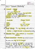 Class 12th 2026 Physics Chapter 3 Current Electricity Full Chapter Detailed Notes