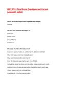 MGT 6311 Final Exam Questions and Correct Answers&vert; Latest