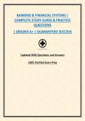 BANKING & FINANCIAL SYSTEMS &vert; COMPLETE STUDY GUIDE & PRACTICE QUESTIONS