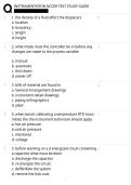 INSTRUMENTATION NCCER TEST STUDY GUIDE EXAM&comma; &vert;&vert; Questions and Answers &vert;&vert; Complete Test&comma; Practice Questions&comma; Verified Answer Key&comma; and Study Guide for &lpar;Latest 2026 Edition&rpar;