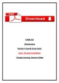 CHEM 210 Biochemistry Module 4 Exam &lpar;2026 &sol; 2027&rpar; &lpar;PDF&rpar; &vert; Geneva College&NewLine;