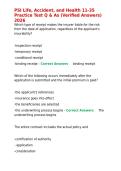 PSI Life&comma; Accident&comma; and Health 11-35 Practice Test Q & As &lpar;Verified Answers&rpar; 2026&period;