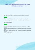 CPCO Chapter 1 Review Questions and Answers with Verified&NewLine;Solutions &vert; Latest 2026 Update