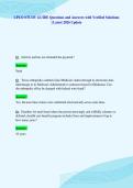 CPCO STUDY GUIDE Questions and Answers with Verified Solutions&NewLine;&vert; Latest 2026 Update