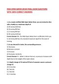 PADI OPEN WATER DIVER FINAL EXAM QUESTIONS WITH 100&percnt; CORRECT ANSWERS