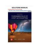 SOLUTIONS MANUAL Fundamentals of Cost Accounting &lpar;7TH ED&rpar; by Lanen&comma; Anderson&comma; and Maher 