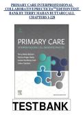 Updated&sol;Latest Primary Care A Collaborative Practice 6th Edition Terry Mahan Buttaro Test Bank Complete All Chapters Comprehensive Advanced Practice Nursing Resource Clinical Case Studies Questions Answers Rationales Differential Diagnosis Management Cert