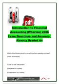 Introduction to Financial Accounting Practice Questions &lpar;100&plus; Questions&rpar; &vert; Cash Flow Statements&comma; Financial Ratios&comma; ROE&comma; ROA & Financial Statement Analysis &vert; Wharton