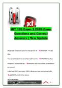 MIT 103 Exam 3 Practice Questions &lpar;120&plus; Questions&rpar; &vert; Diagnostic Ultrasound&comma; Vascular Technology&comma; Echocardiography&comma; Doppler Physics & Medical Ethics &vert; Medical Imaging Technology
