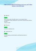 CRIM 1160 MIDTERM EXAM Questions and Answers with Verified&NewLine;Solutions &vert; Latest 2026 Update