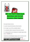 MIT 103 Test 3 Practice Questions &lpar;120&plus; Questions&rpar; &vert; Echocardiography&comma; MRI&comma; Nuclear Medicine&comma; Cardiac Imaging & Medical Imaging Technology