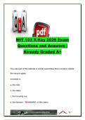 MIT 103 &lpar;MEDICAL IMAGING TECHNOLOGY&rpar; EXAM COMPLETE PACKAGE DEAL