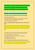 USPS Exams 943&comma; 944&comma; 945 Actual Exam Questions &NewLine;And Correct Answers &lpar;Verified Answers&rpar; Plus &NewLine;Rationales 2026 Q&A &vert; Instant Download Pdf&period; 