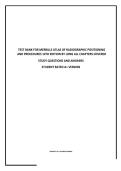 MERRILLS ATLAS OF RADIOGRAPHIC POSITIONING AND PROCEDURES TEST BANK 14TH EDITION COMPLETE CORRECT ANSWERS GRADED A&plus;&period;pdf&NewLine;&NewLine;