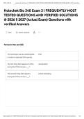 Holechek Bio 340 Exam 3 &vert; FREQUENTLY MOST TESTED QUESTIONS AND VERIFIED SOLUTIONS &commat; 2026 &vert;&vert; 2027 &lpar;Actual Exam&rpar; Questions with verified Answers&NewLine;&NewLine;