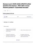 Siemens Level 1 Certification Exam Study Guide &vert; Comprehensive Practice Questions & Detailed Answers &vert; 2026 Updated